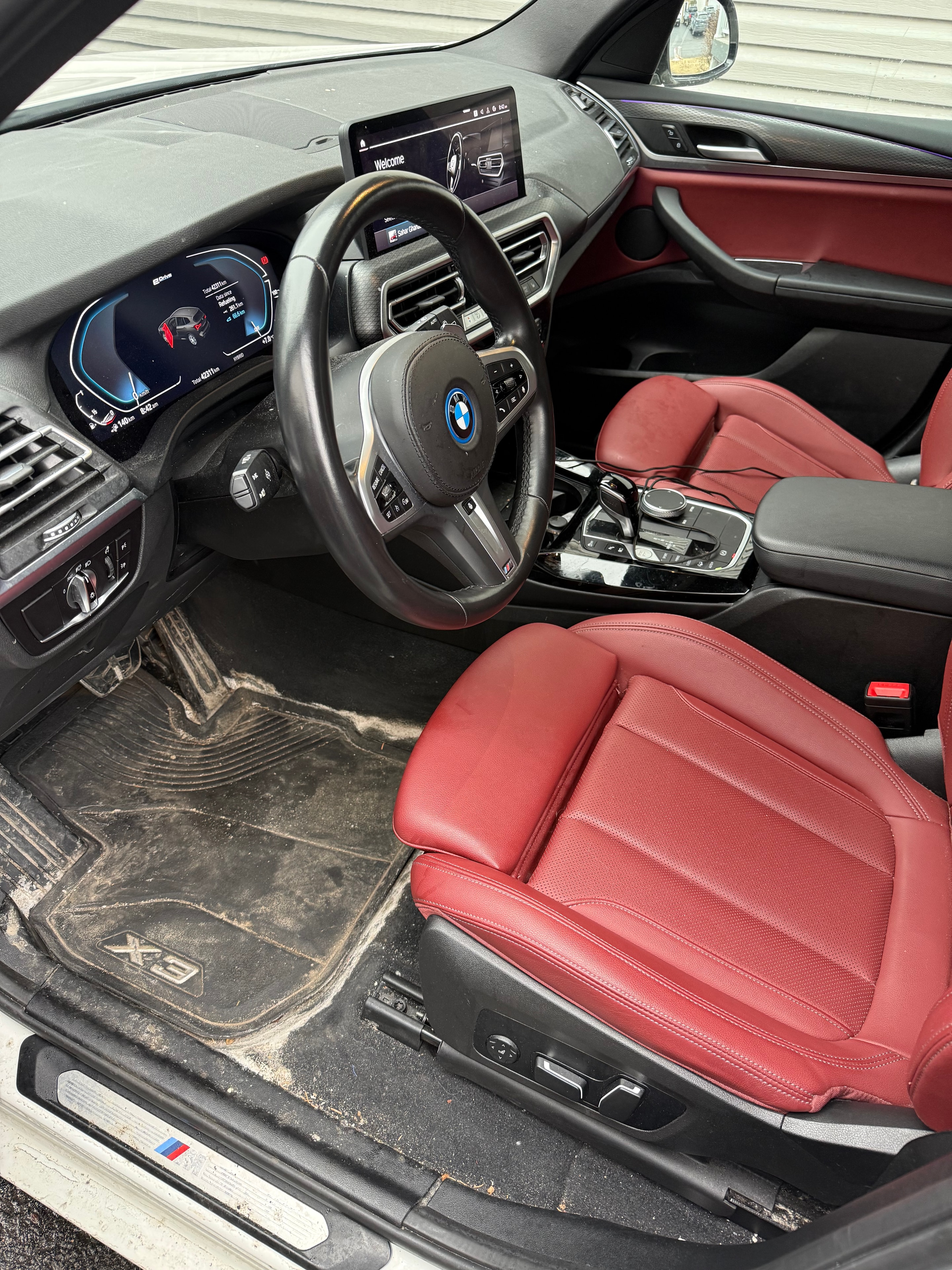 Vehicle before interior detailing