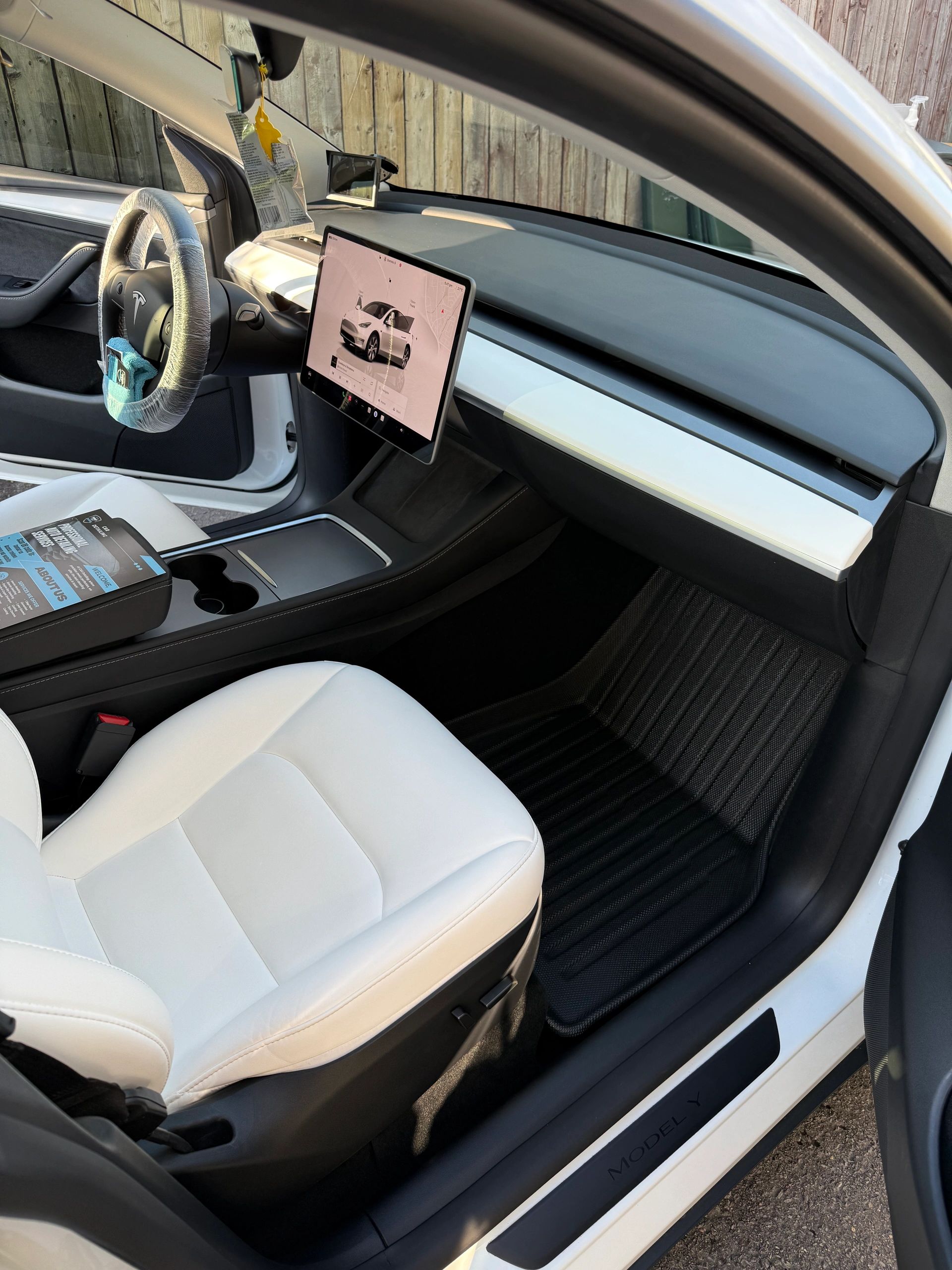 Vehicle interior detailing result